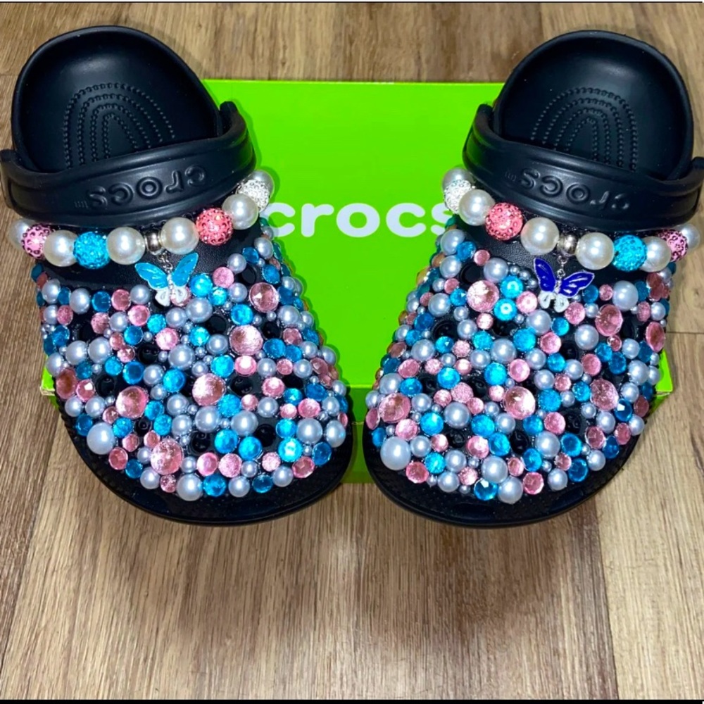 ✨Customized Bling Crocs✨